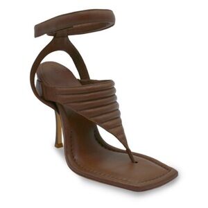 Gia Borghini Quilted Ankle Wrap
Leather Sandals